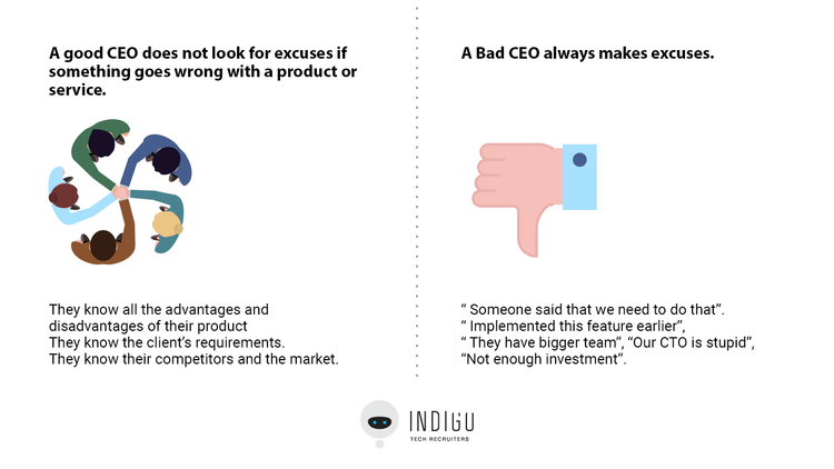 Good CEO VS Bad CEO. One mistake that could cost your business.